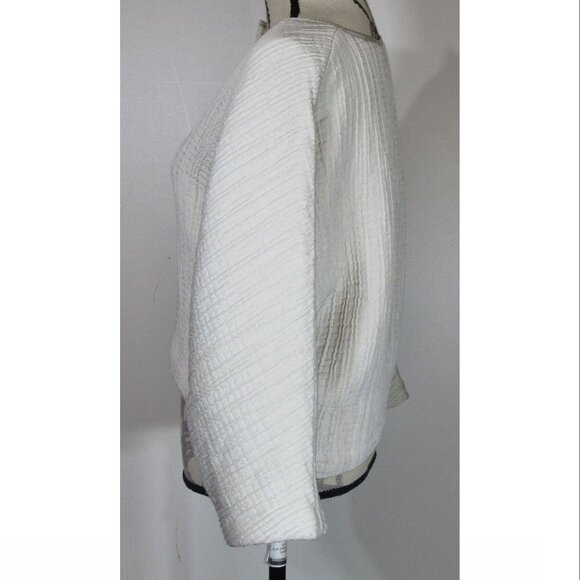 Zero + Maria Cornejo MC Top, Canvas, Pucker Weave, Womens Size 4 - Picture 2 of 5